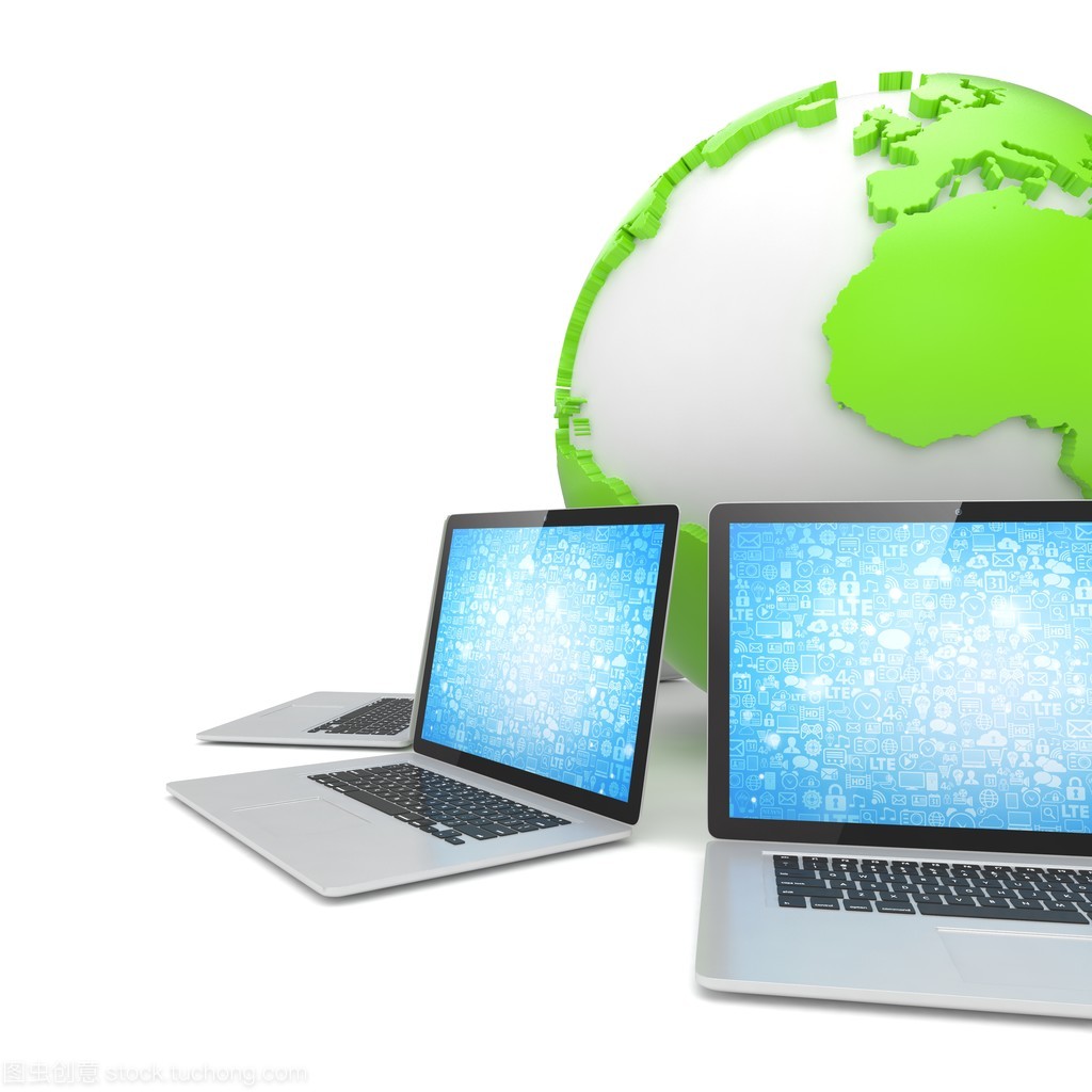 筆記本電腦網(wǎng)絡(luò)與地球計(jì)算機(jī)網(wǎng)絡(luò)科技 連接世界的無(wú)形橋梁
